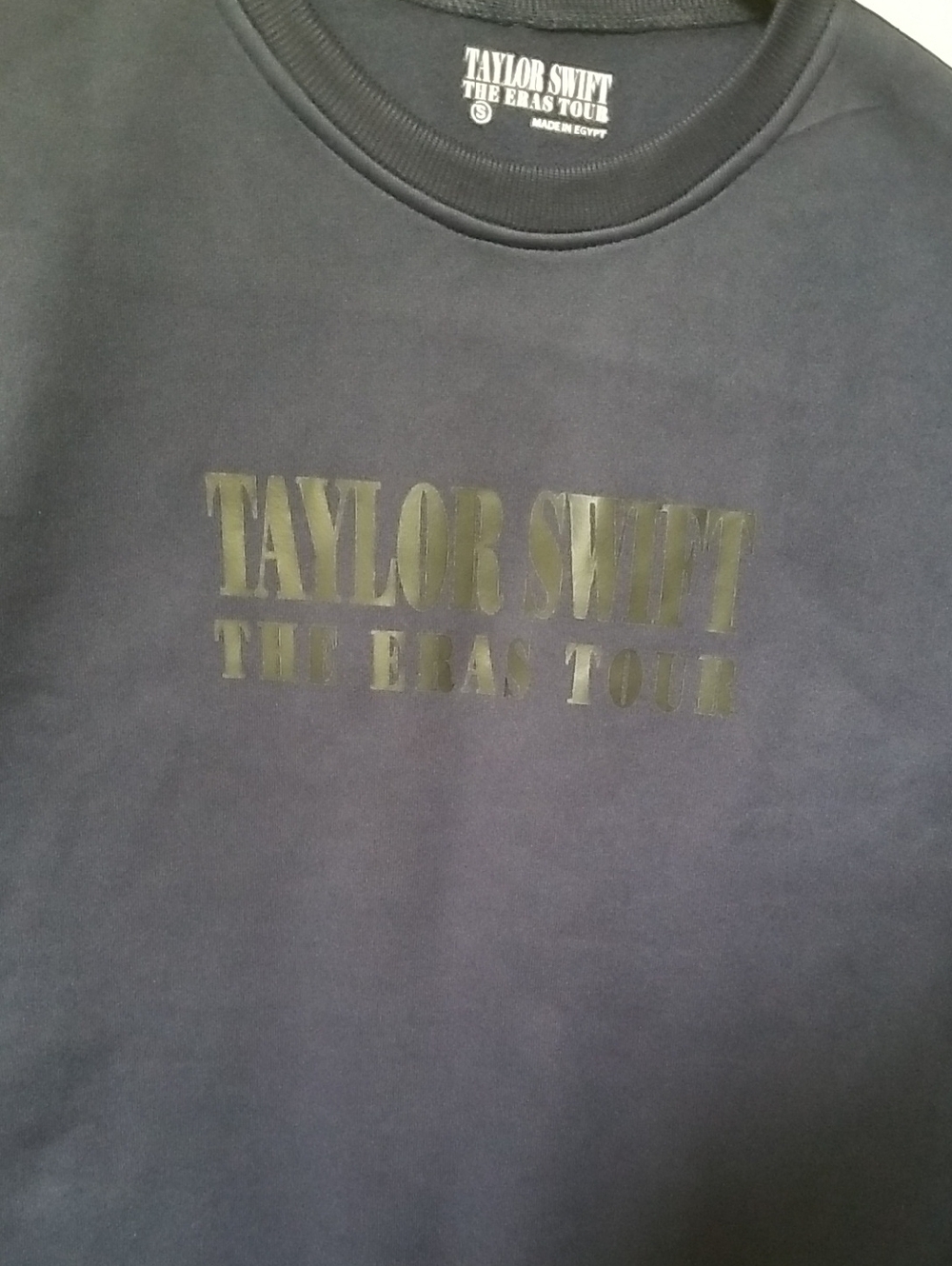 Taylor Swift The Eras Tour Crewneck Navy Sweatshirt - Picture 2 of 10